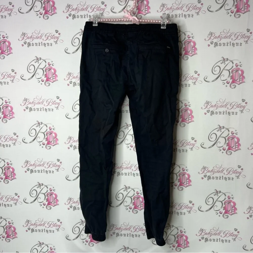 Volcom pants joggers kids Dark Jogger Pants pockets stretch waist